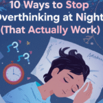 10 Ways to Stop Overthinking at Night (That Actually Work)