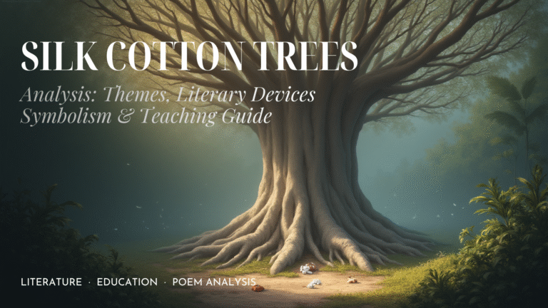 Silk Cotton Trees Analysis: Themes, Literary Devices, Symbolism, and Teaching Guide